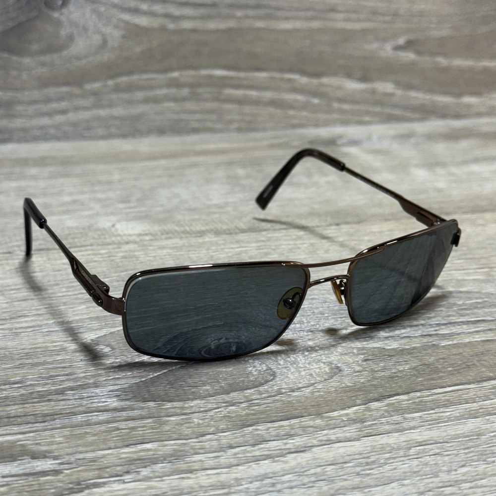Carrera Cruise/U/S Mens Brown Metal Rectangle Sunglasses Frame 59-17 130 7SJP-RA